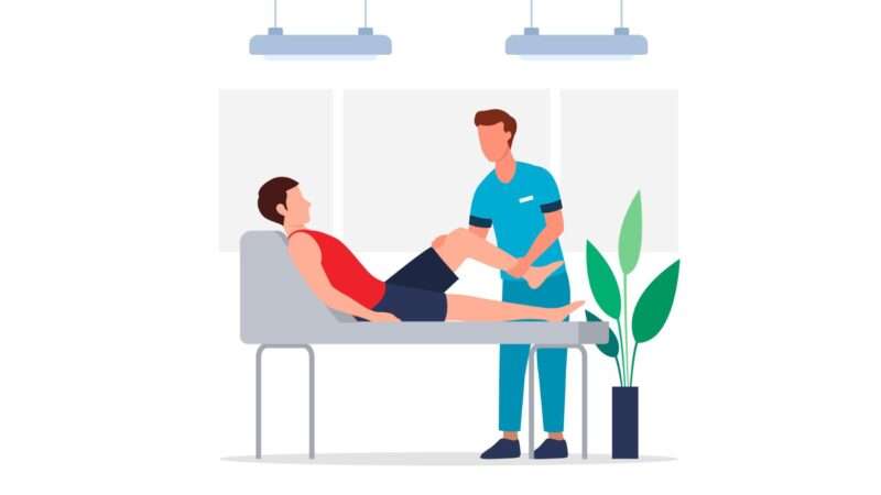 Psychiatrist taking care of a patient